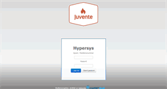 Desktop Screenshot of juvente.hypersys.no