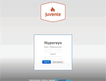 Tablet Screenshot of juvente.hypersys.no